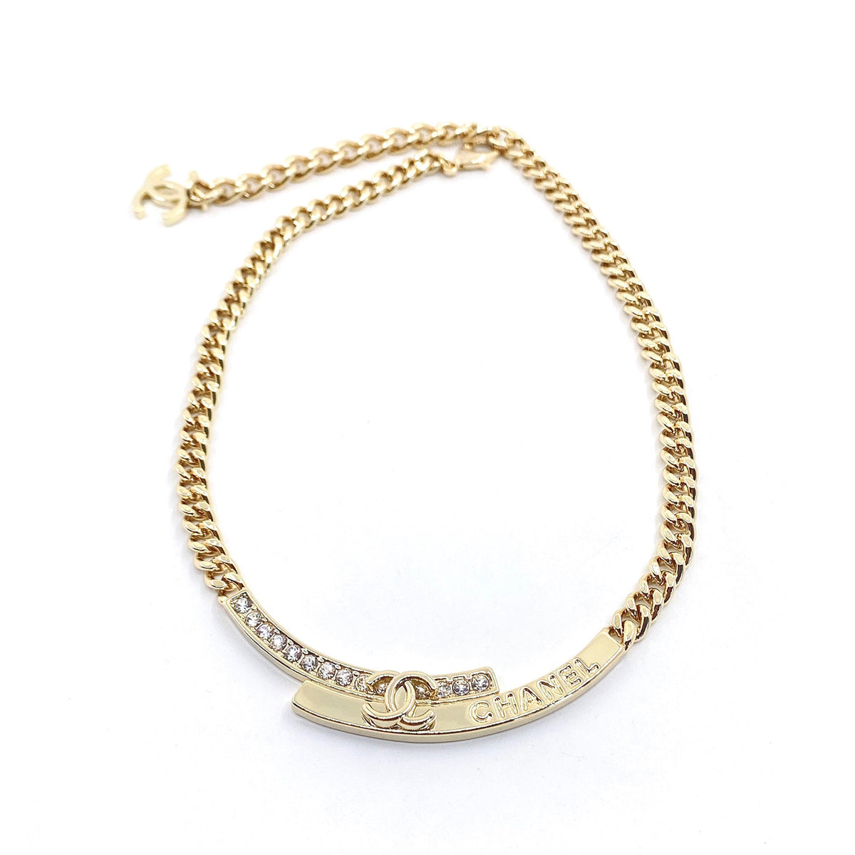 18K Chanel Diamonds Choker Necklace