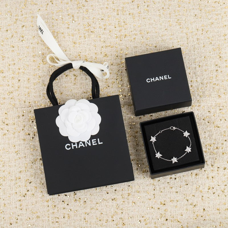 18K Chanel Star Diamond Bracelet
