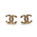 18K Chanel Full Crystals Earrings