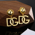 18K Dolce & Gabbana DG Gold Earrings
