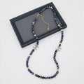 18K Chanel Black Pearl Long Necklace