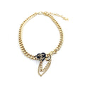 18K Chanel Black Choker Necklace