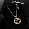 18K Chanel Pearl Round Gold Necklace