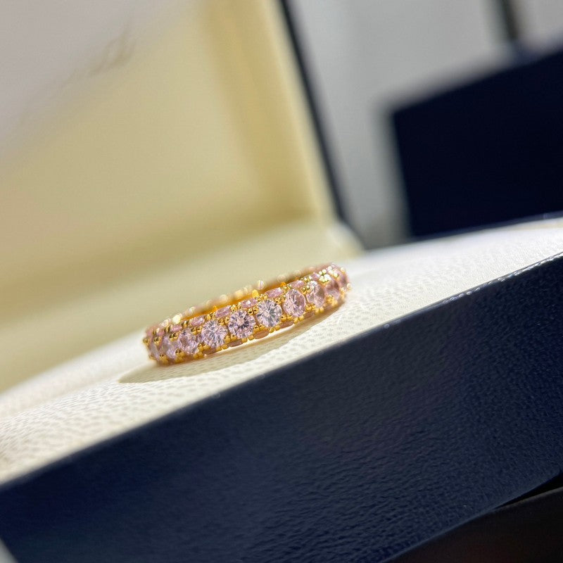 18K Tiffany & Co. Pink Crystal Ring