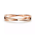 18K Tiffany & Co. Atlas x Narrow Hinged Bangle Bracelet