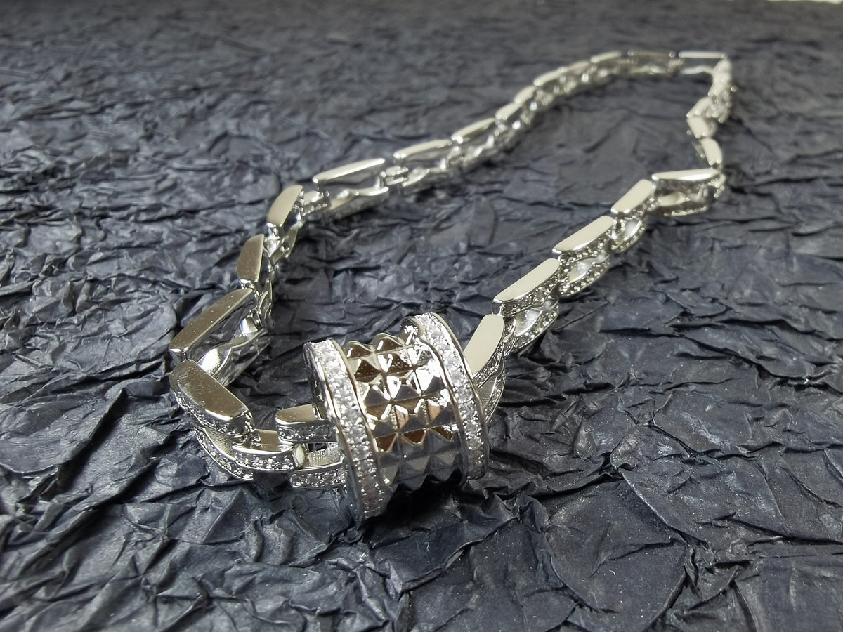 18K BVLGARI B.ZERO1 Diamonds Chain Link Necklace