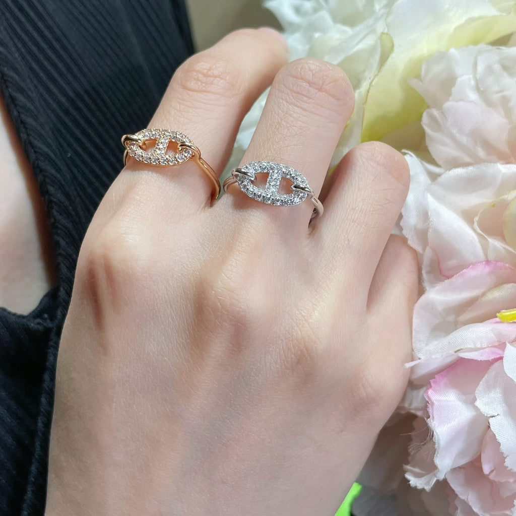 18K Farandole Diamond Hermès Ring