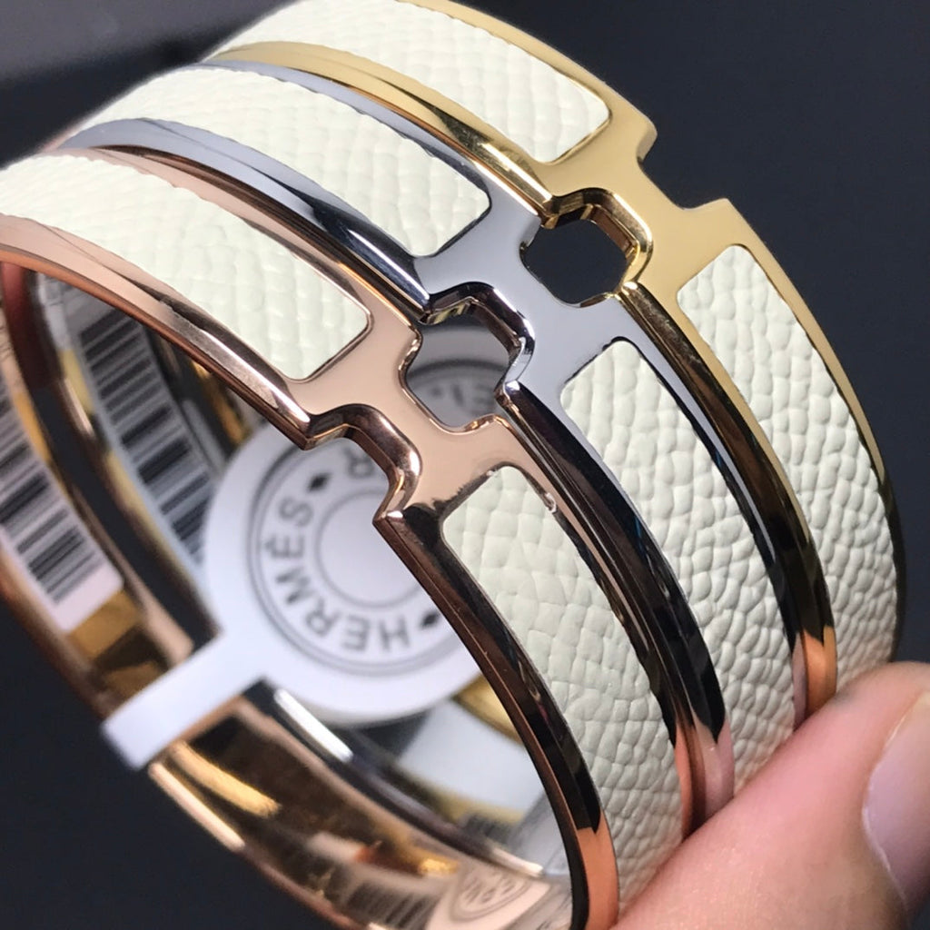 18K Olympe White Hermès Bracelet