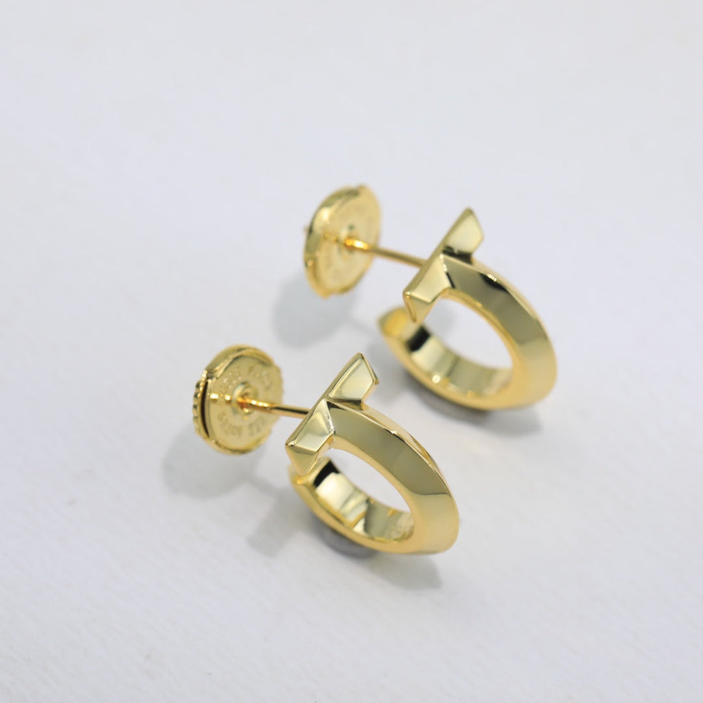 18K Tiffany & Co. Hoop Earrings