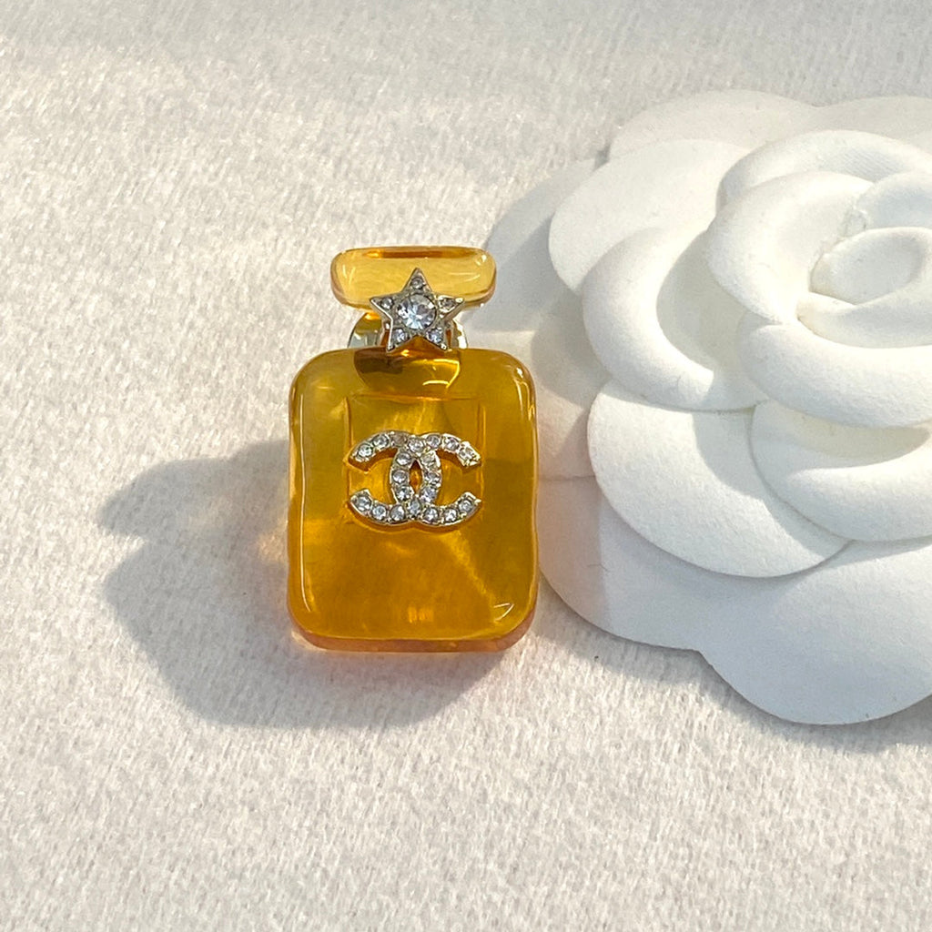 18K Chanel Perfume Color Bottle Brooch