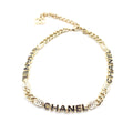 18K Chanel Chain Choker Necklace