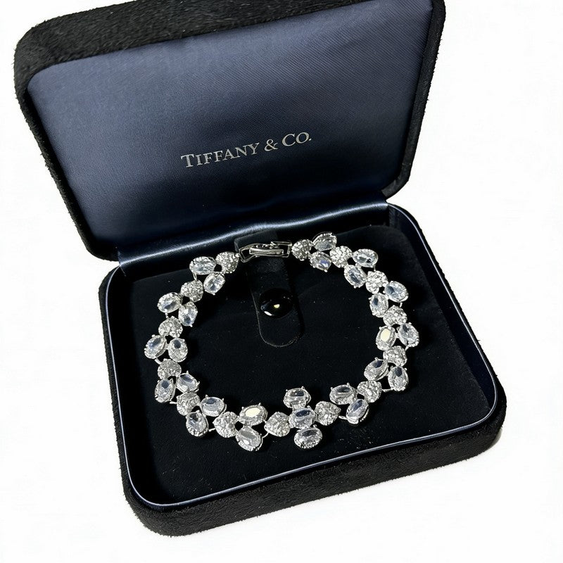 18K Return to Tiffany & Co. Crystal Bracelet