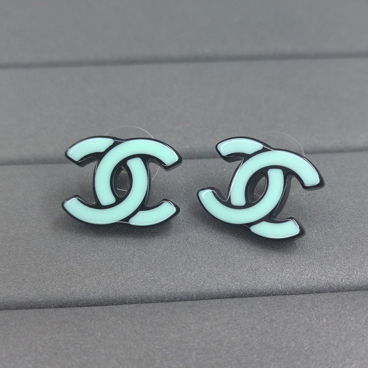 18K Classic Blue Chanel Earrings