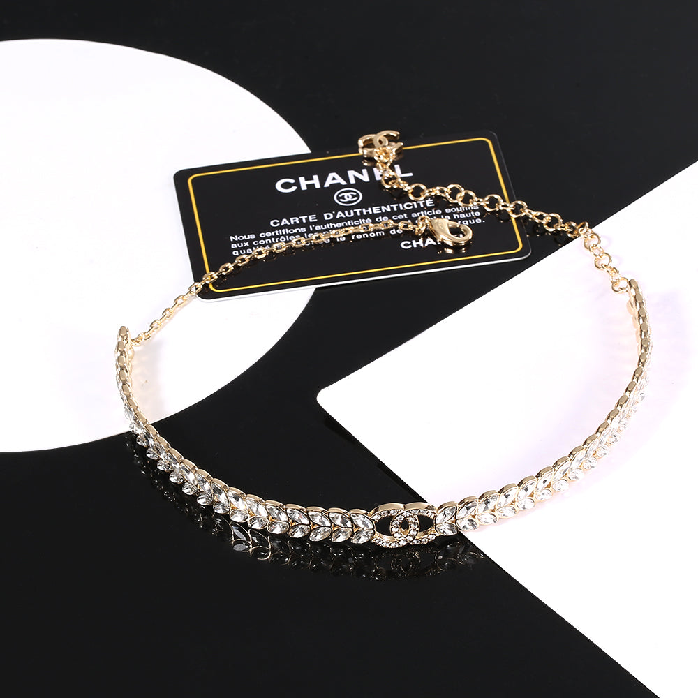 18K Chanel Diamonds Choker Necklace