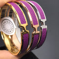18K Olympe Purple Hermès Bracelet