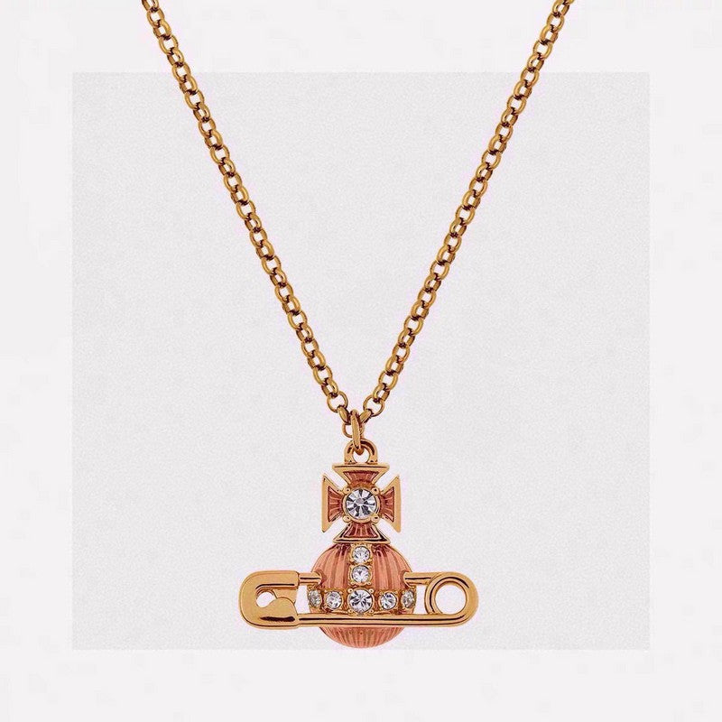 18K Vivienne Westwood Mayfair Bas Relief Pendant Necklace