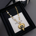 18K Chanel Pearls Chain Necklace