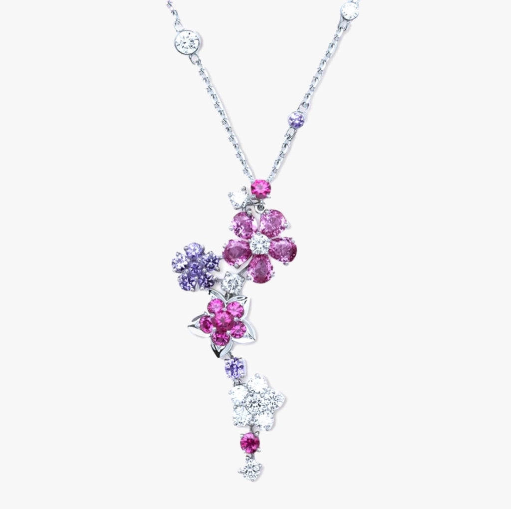 18K Van Cleef & Arpels Folie Des Prés Pendant Necklace