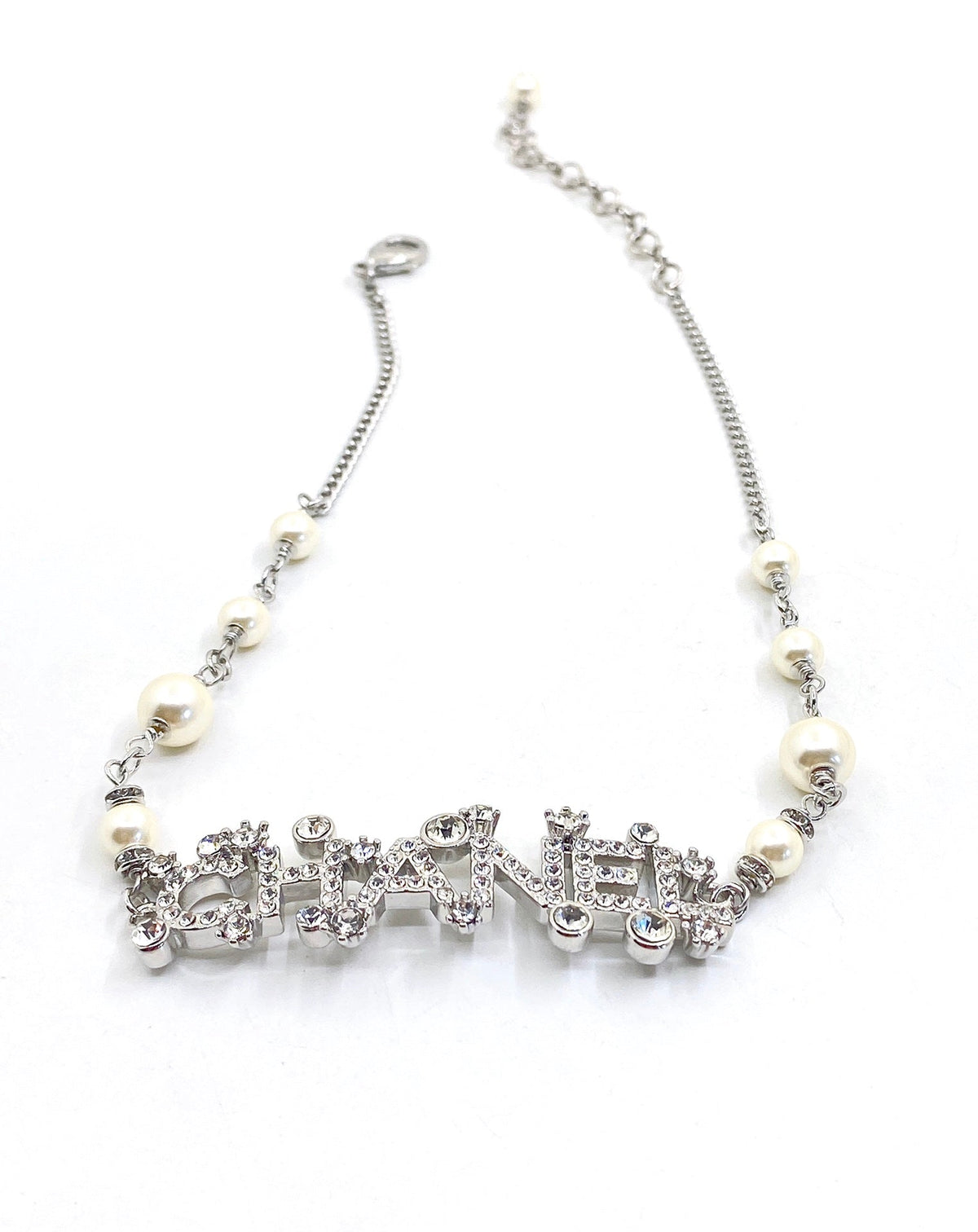 18K Chanel Crystals Necklace