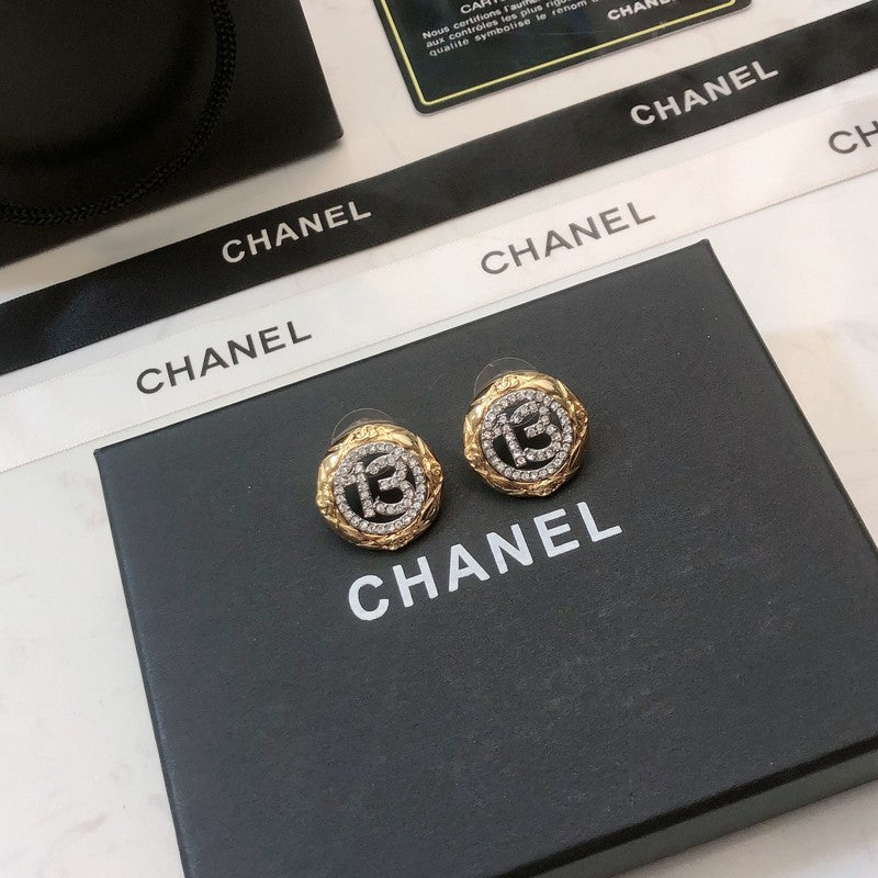 18K Chanel No.13 Diamond Earrings