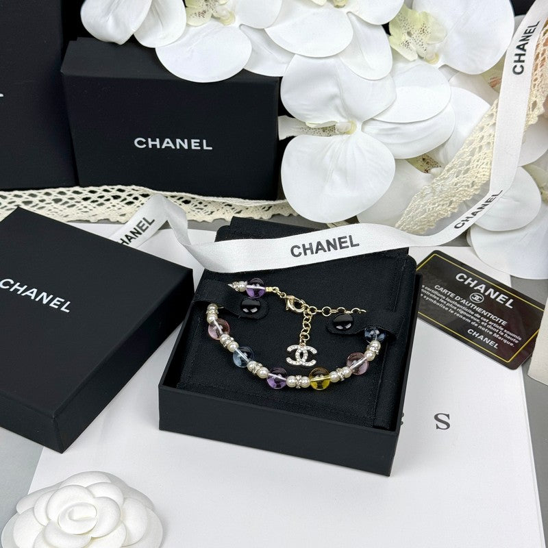 18K Chanel 26C Color Crystal Bracelet