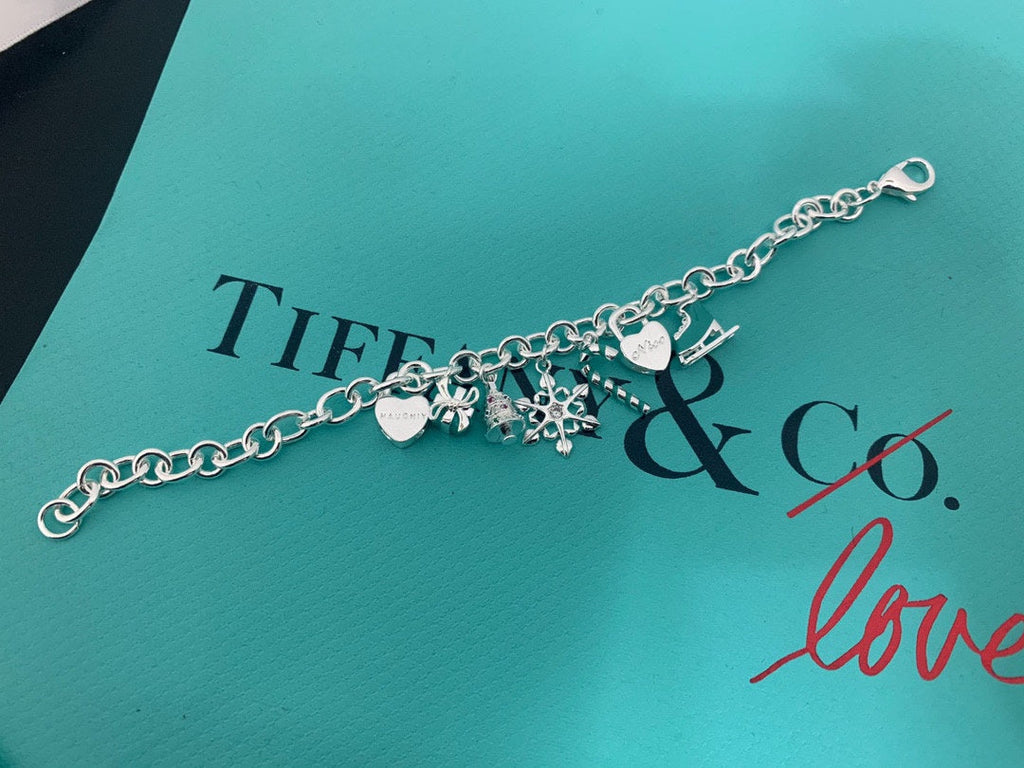 18K Tiffany & Co. Christmas Tag Bracelet