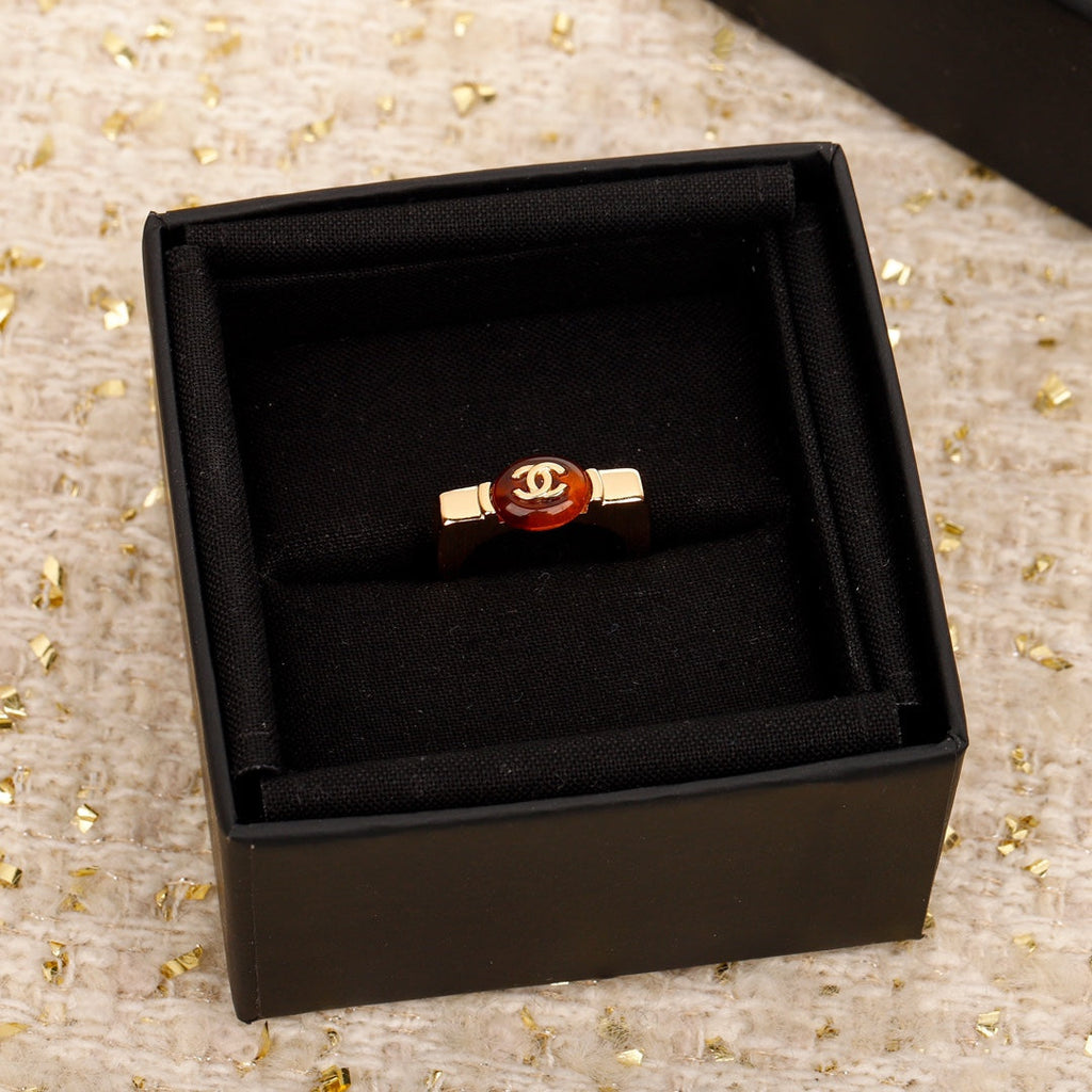 18K Chanel Red Ring