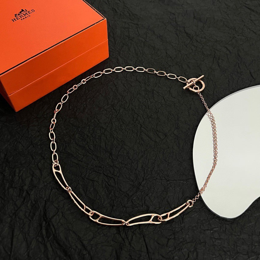 18K Chaine D'ancre Chain Hermès Necklace