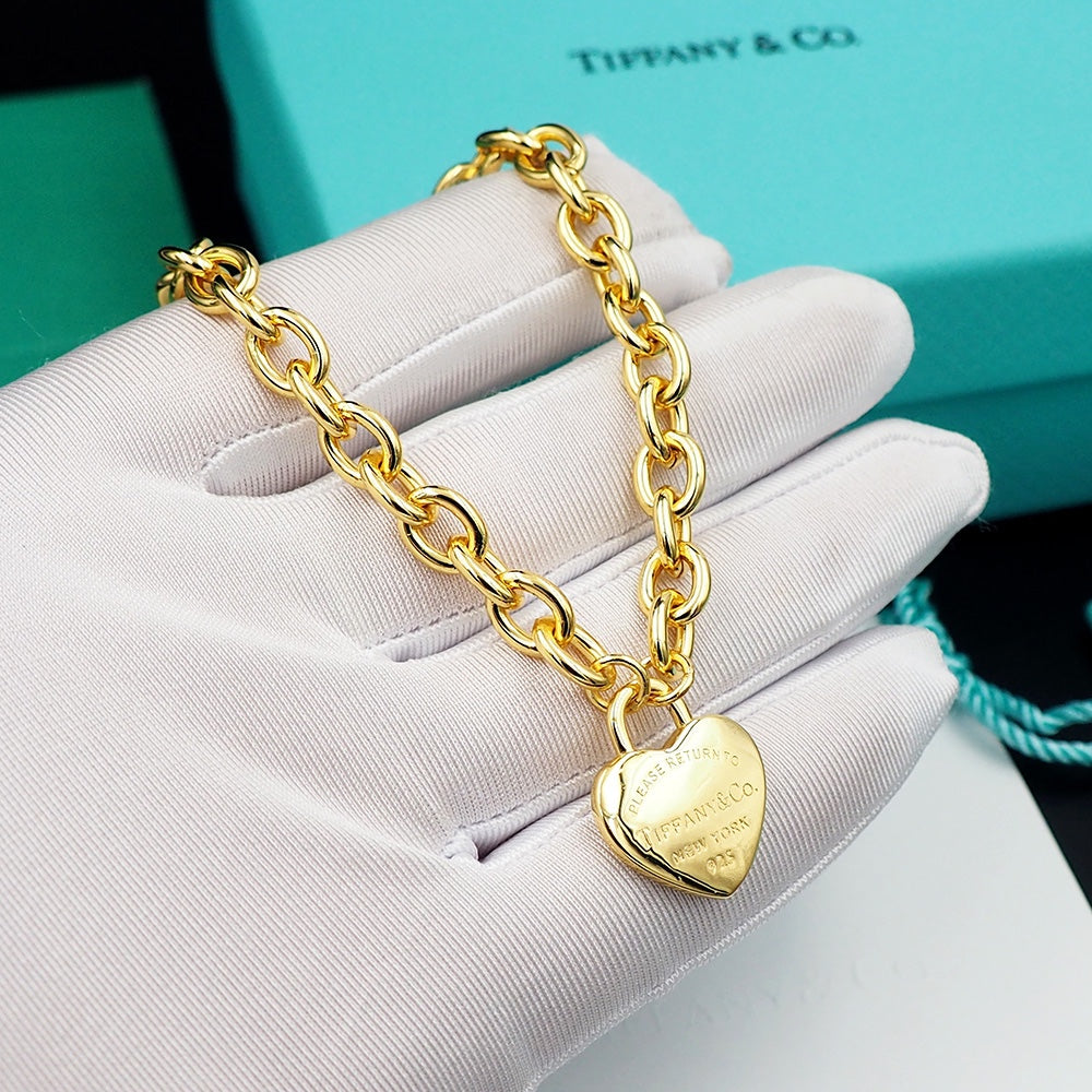 18K Tiffany & Co. Tag Chain Bracelet
