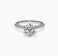 18K Tiffany & Co. Pave Tiffany Setting Engagement Ring