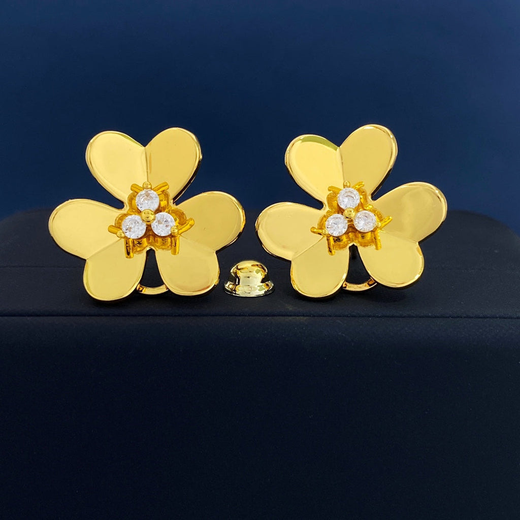 18K Van Cleef & Arpels Frivole Large Model Earrings