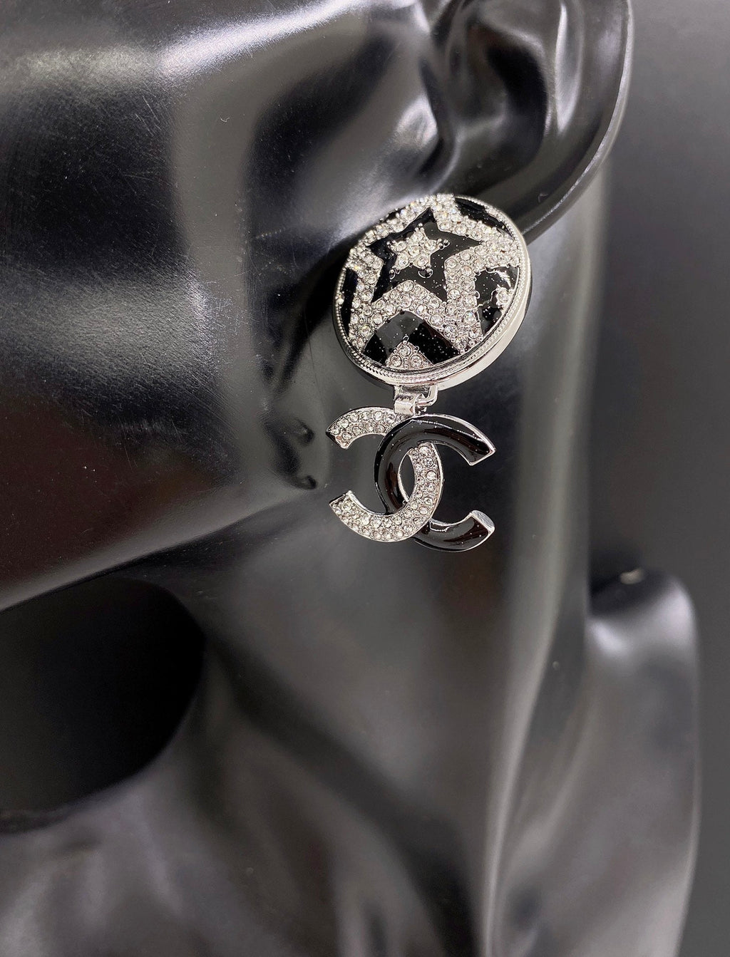 18K Chanel Diamond Earrings