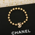 18K Chanel NO.5 Diamond Gold Bracelet
