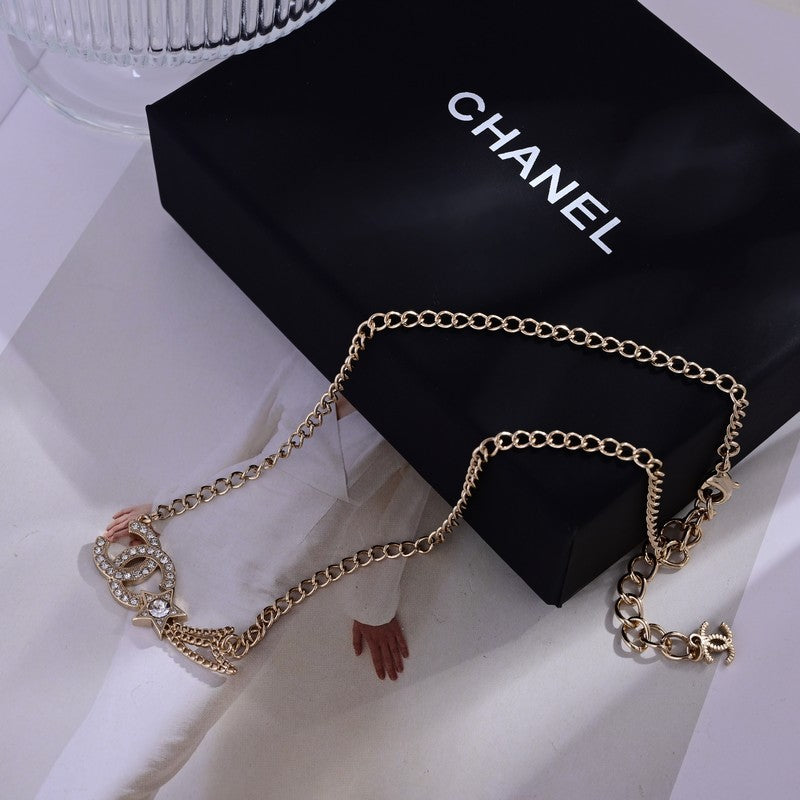 18K Chanel Star Diamond Necklace