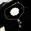 18K Chanel Heart & Star Crystal Necklace
