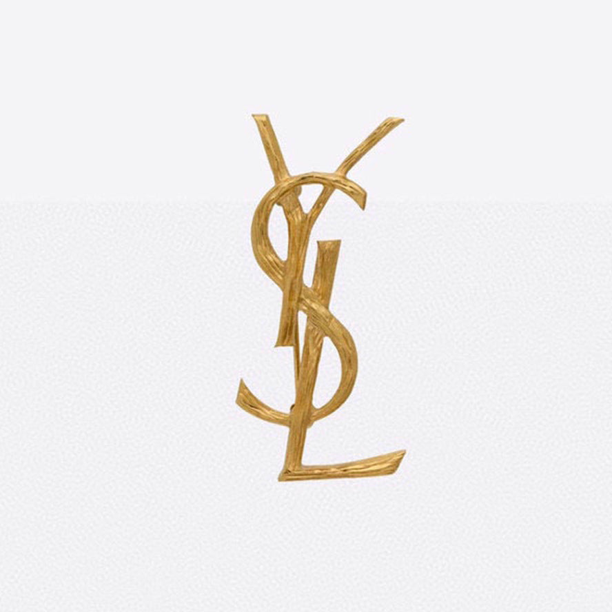 18K Saint Laurent YSL Vintage Brooch