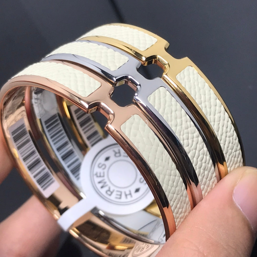 18K Olympe White Hermès Bracelet