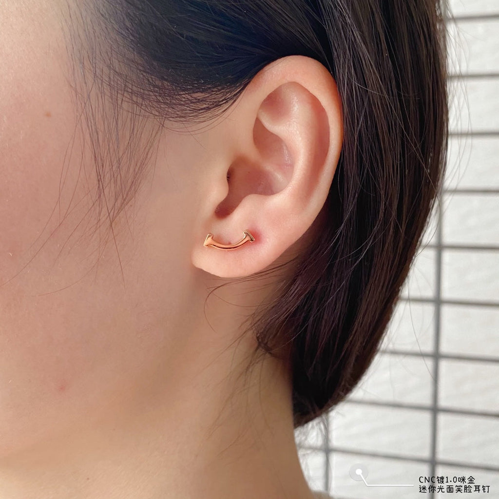 18K Tiffany & Co. Smile Earrings