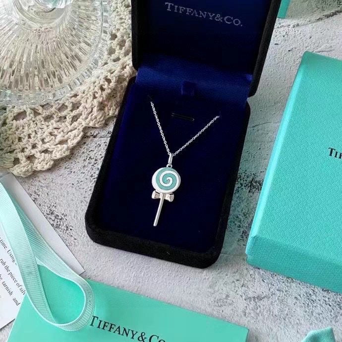18K Tiffany & Co. Lollipop Charm Chain Necklace