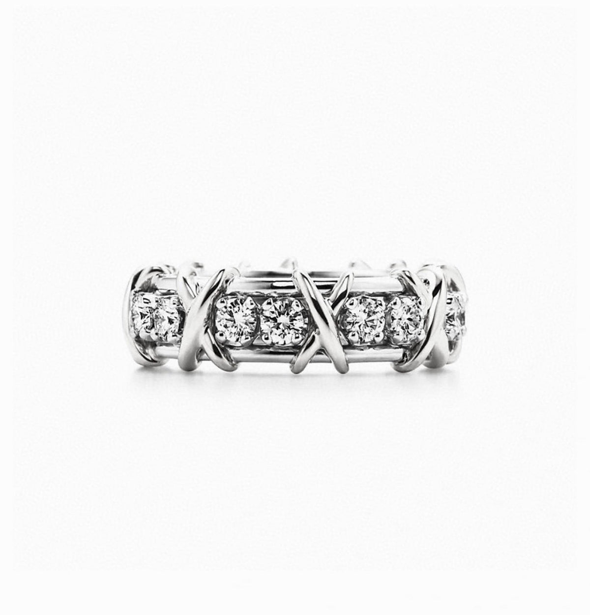 18K Tiffany & Co. Schlumberger Eighteen Stone Ring