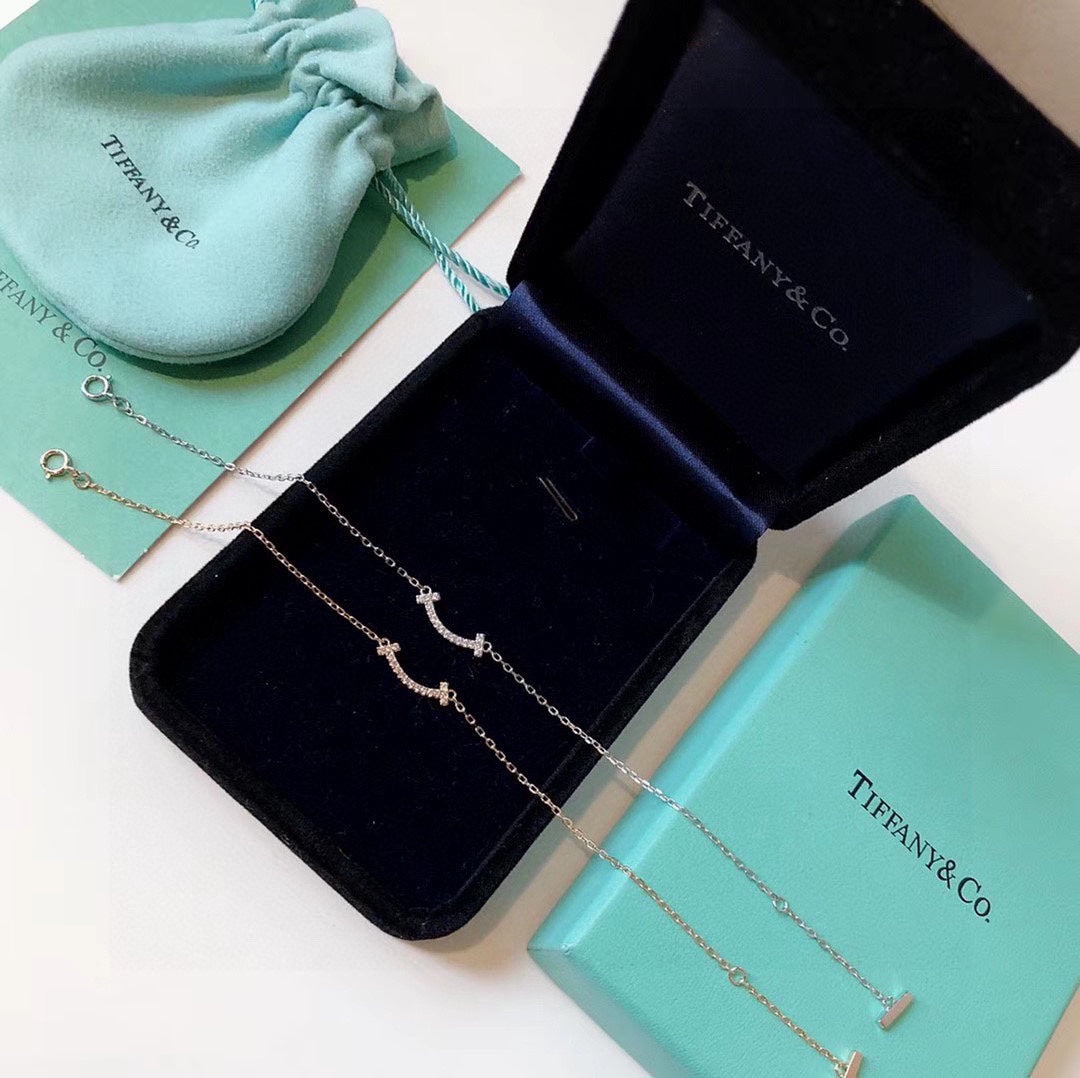 18K Tiffany & Co. Smile Diamond Bracelet