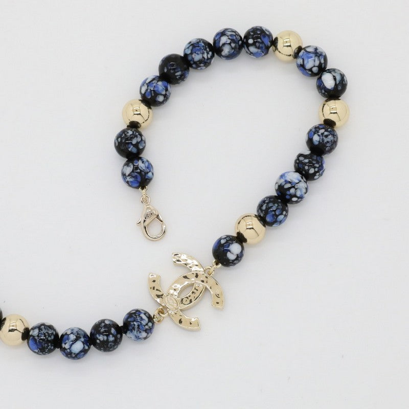 18K Chanel Blue Pearl Necklace