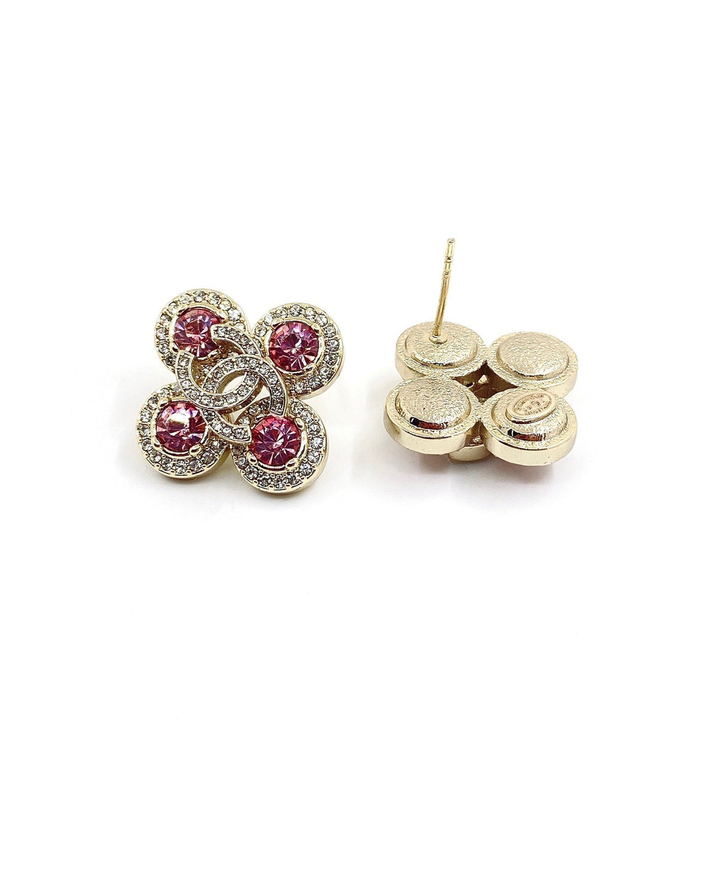 18K Chanel Pink Diamonds Earrings