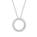 18K Tiffany & Co. Circle Diamonds Necklace