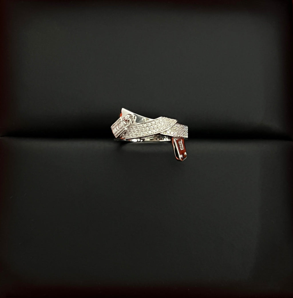 18K Kelly Gavroche Diamonds Hermès Ring