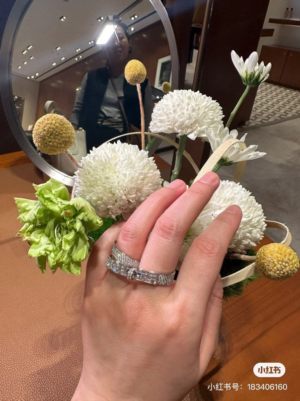 18K Kelly Gavroche Double Hermès Ring