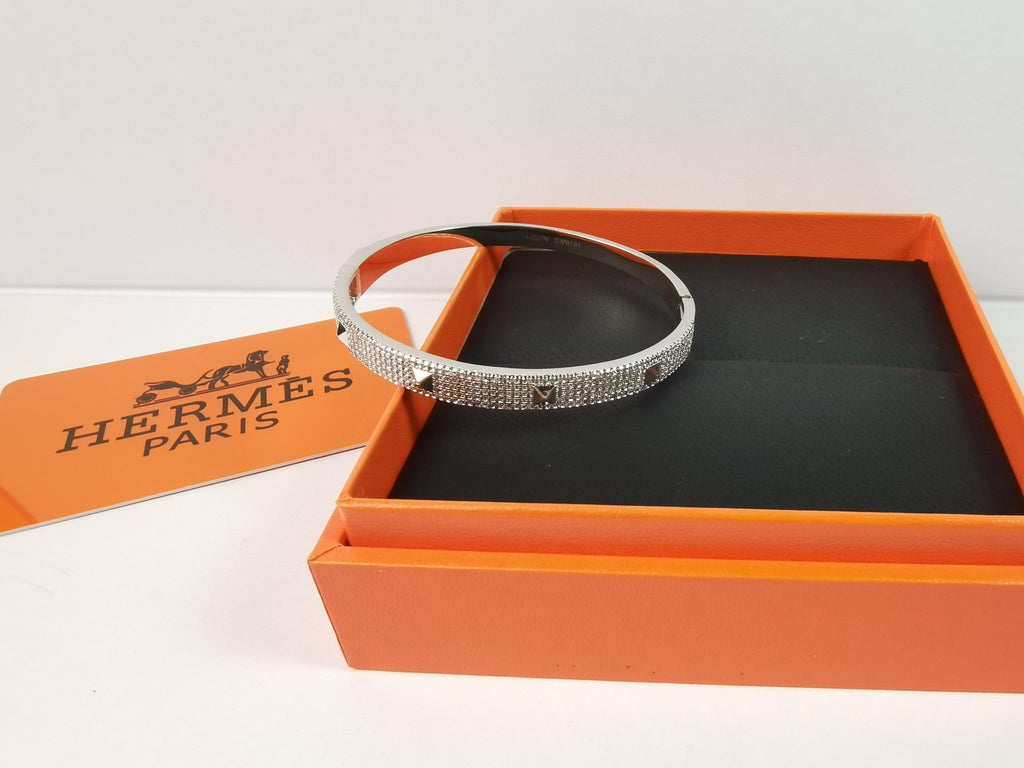 18K Collier De Chien Diamond Hermès Bracelet