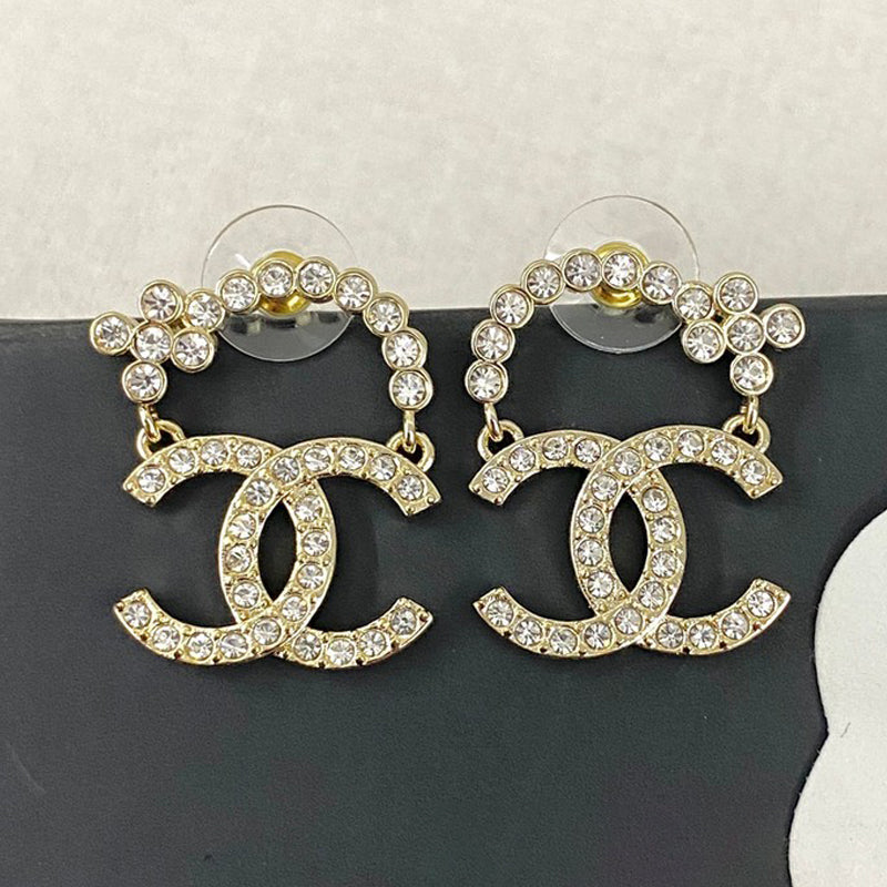 18K Chanel Diamond Earrings