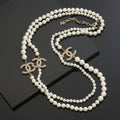 18K Chanel Long Pearls Necklace