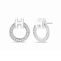 18K Clic Hermès Diamond Earrings